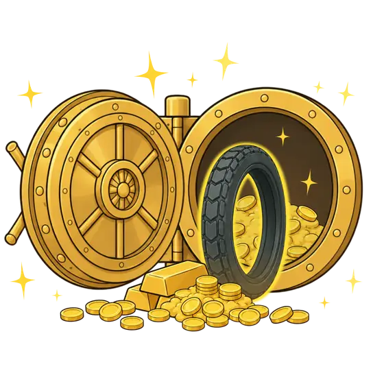 Wheel Out Infinite Rich win screen